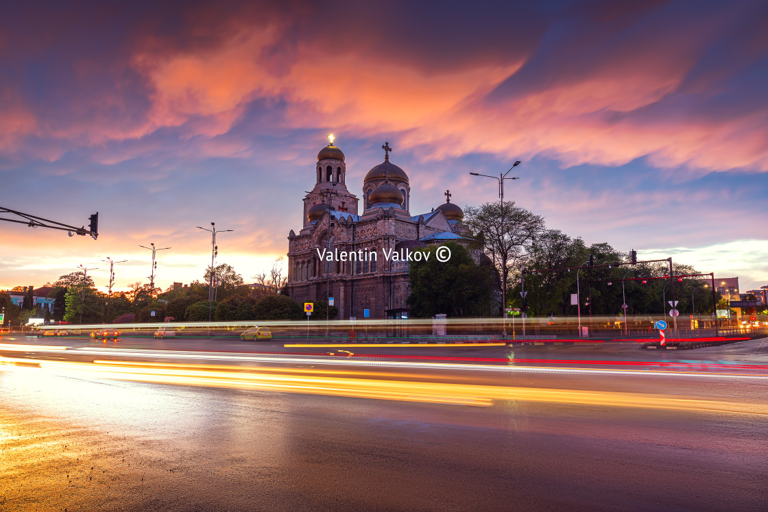 "The Cathedral of the Assumption in Varna" stock image