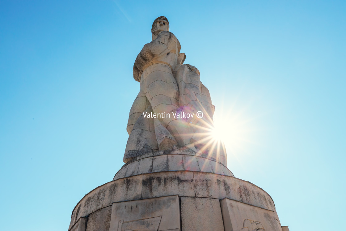 "The Pantheon Monument in the Sea Garden of Varna, Bulgaria" stock image