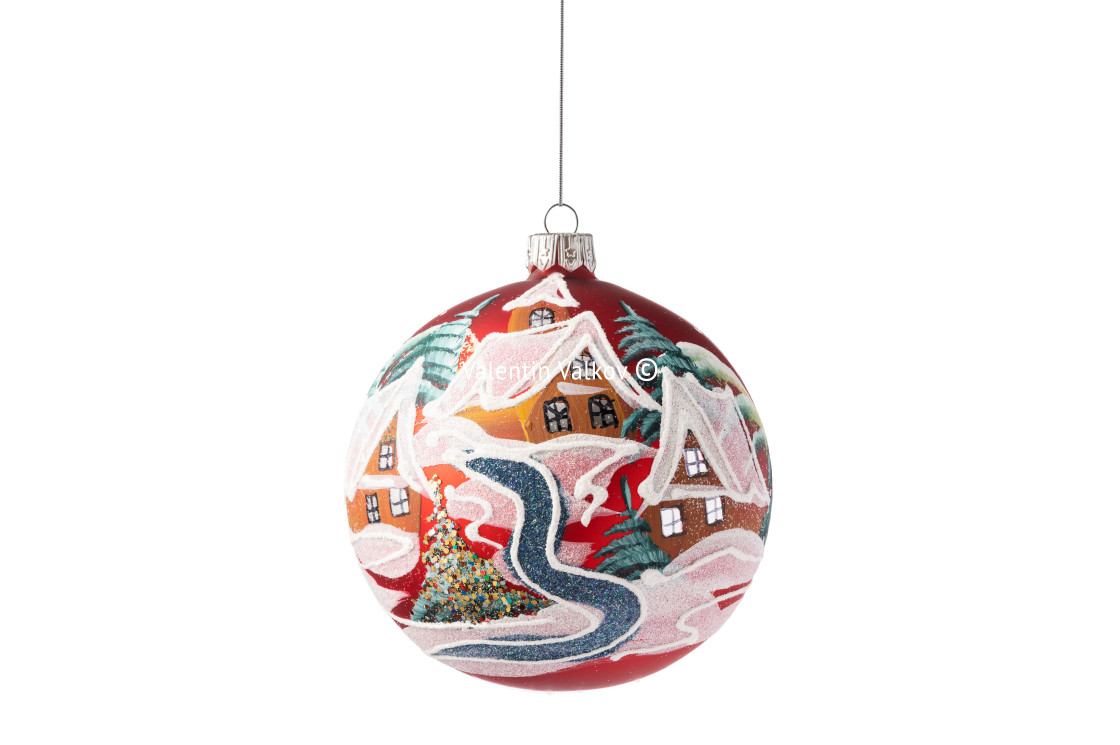 "Christmas tree ball isolated on white background. Christmas baub" by Valentin Valkov - $24.48 "Christmas tree ball isolated on white background. Christmas baub" stock image