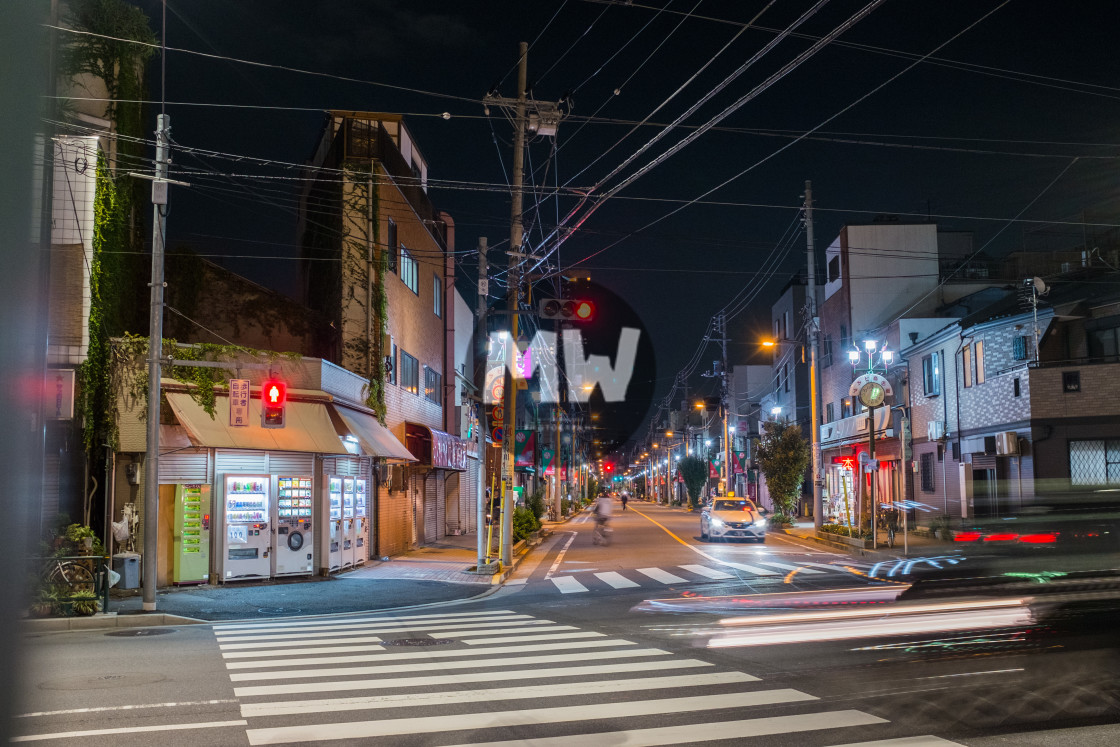 "Tokyo at Night" stock image