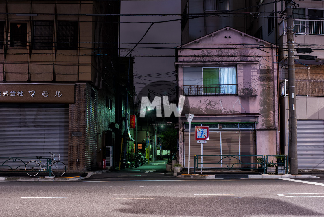 "Tokyo at Night" stock image