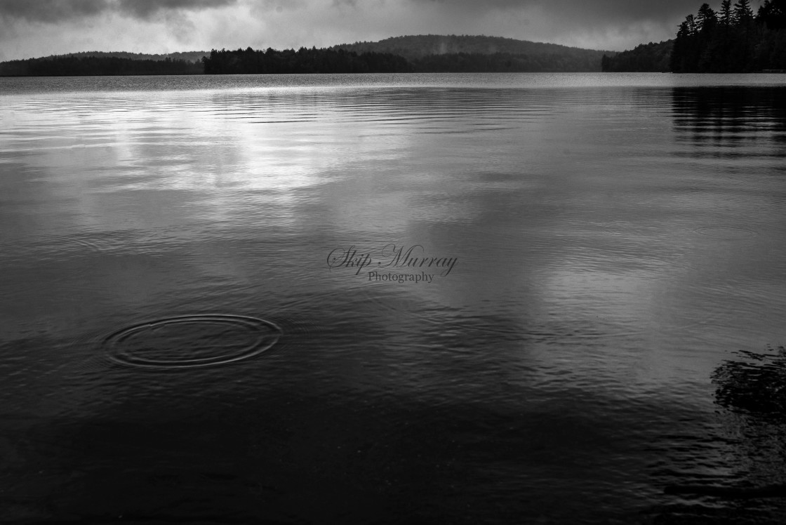 "Lake Colby B&W" stock image