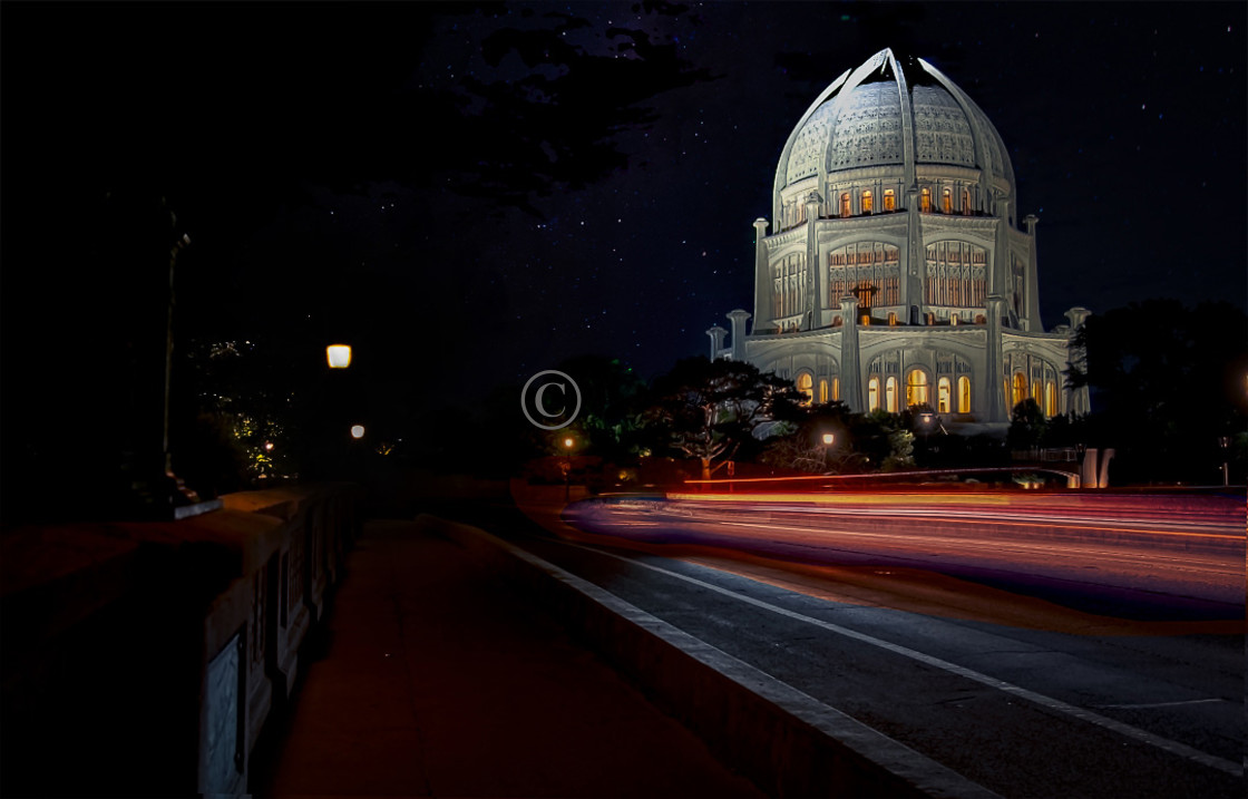 "Baha'i Temple, Wilmette, Illinois" by Jim Signorelli - $36.15 "Baha'i Temple, Wilmette, Illinois" stock image