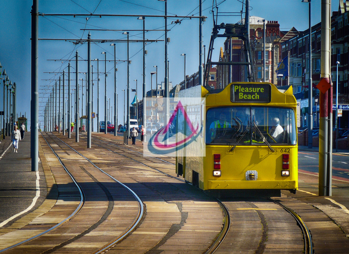 "Blackpool Tram" stock image