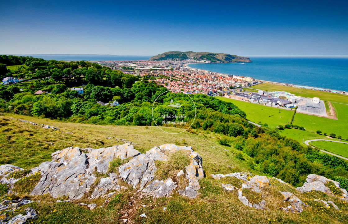 "Llandudno View" stock image