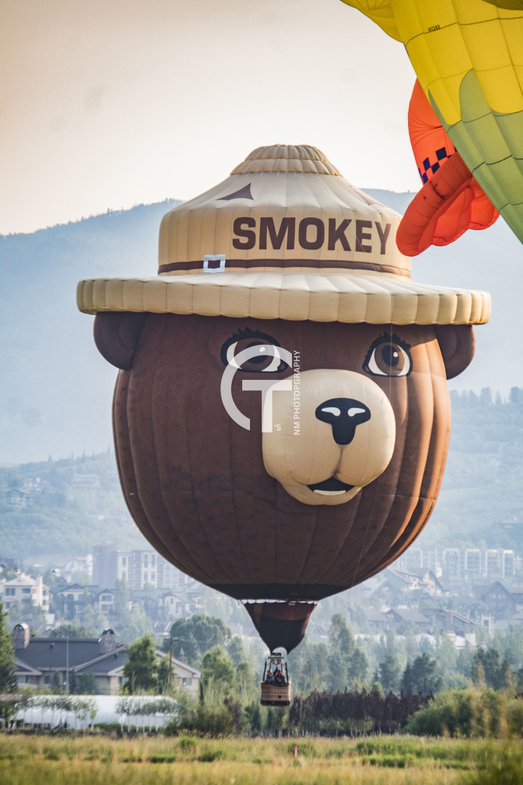 "Smokey Bear Looking back" stock image