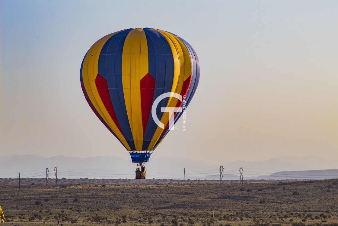 "The Sandia Sunrise" stock image