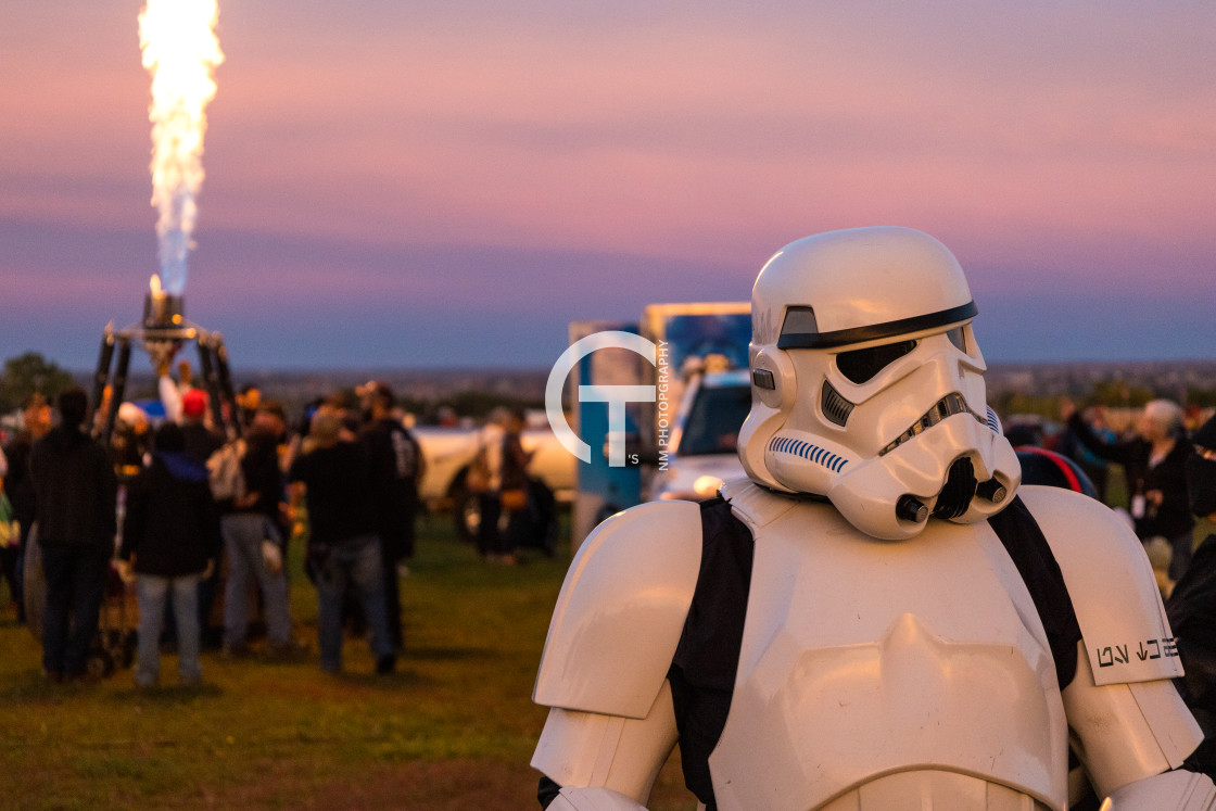 "lonely trooper" stock image