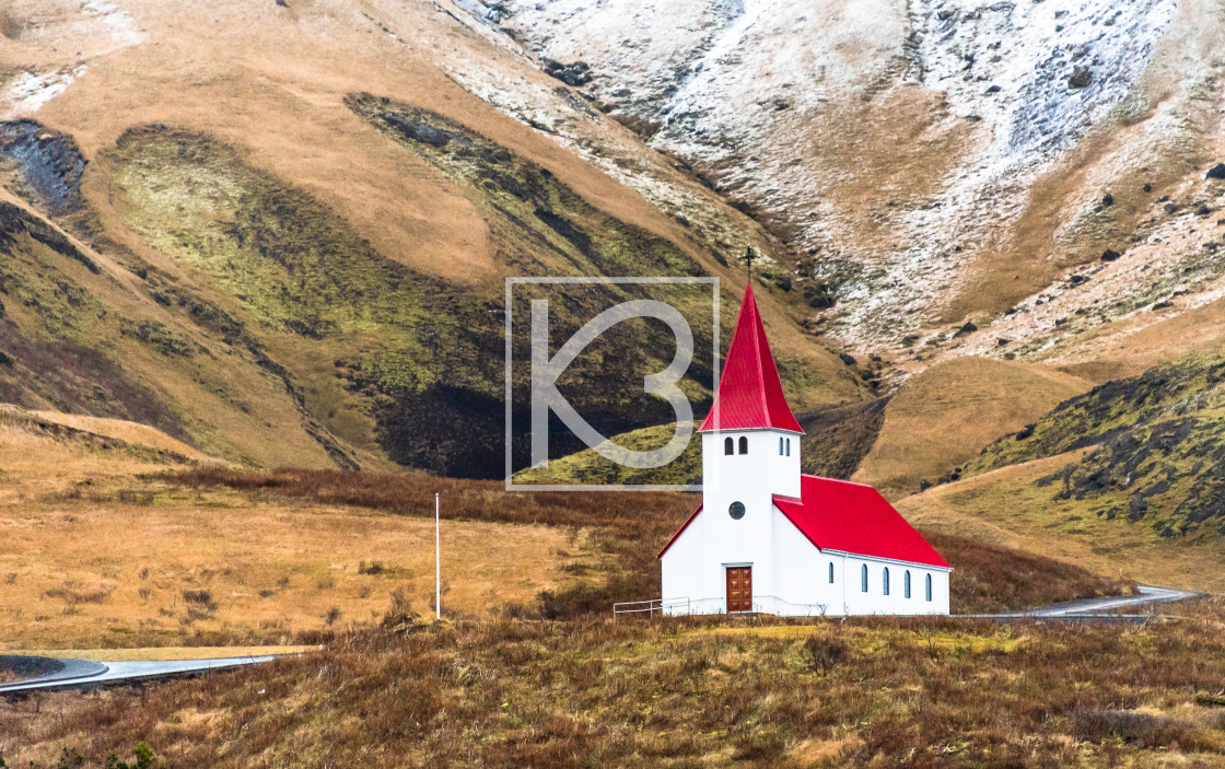 "Church in Iceland" stock image