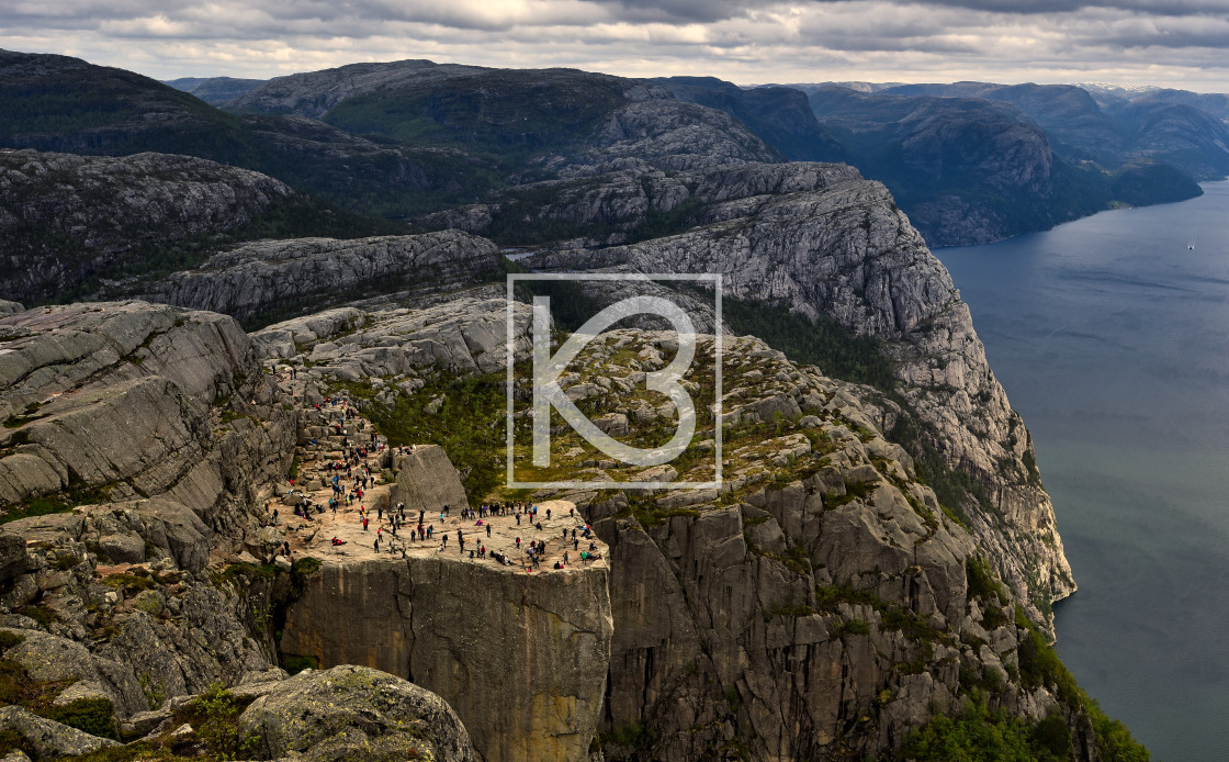 "Preikestolen in Norway" stock image