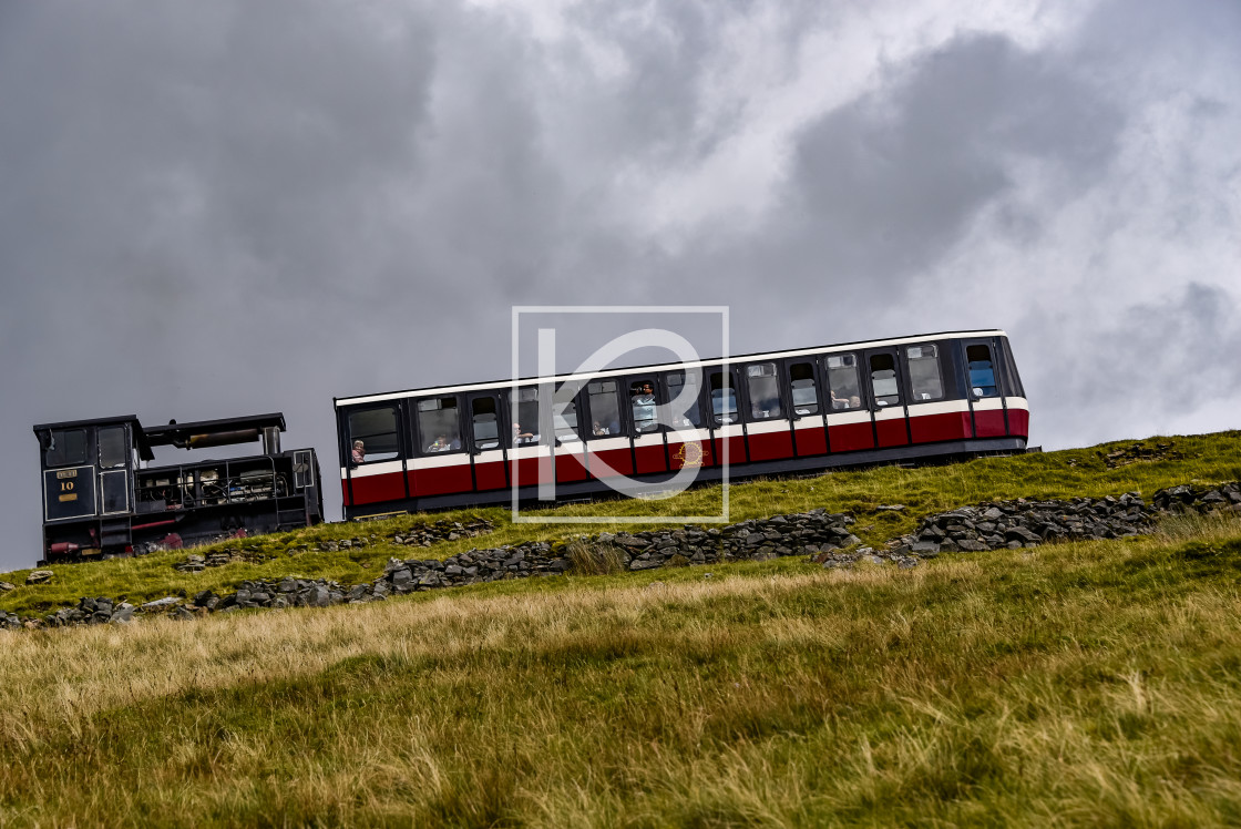 "Snowdon Mountain Railway" stock image