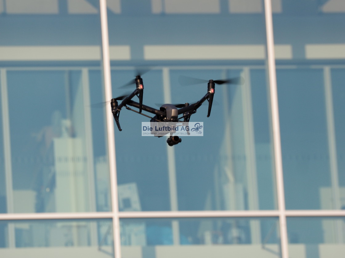 "Drohne in der Luft DJI Inspire 2 Aerial Drones" by Die Luftbild AG Hans-Jörg Behrendt - $1.23 "Drohne in der Luft DJI Inspire 2 Aerial Drones" stock image