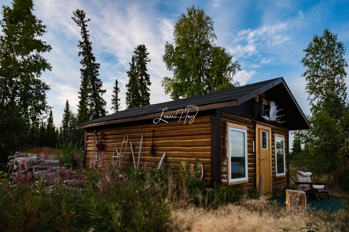 "Cabin Life-Stepping Back in Time" stock image