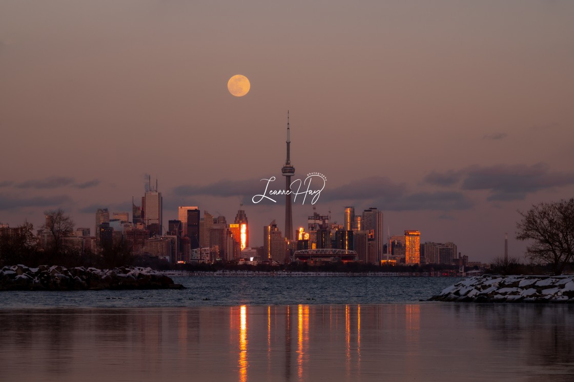 "Full Moon Reflection" by www.leannehayphotography.com - $18.41 "Full Moon Reflection" stock image