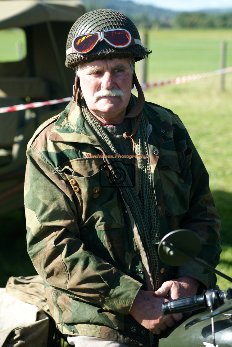 "Despatch Rider World War 2" stock image