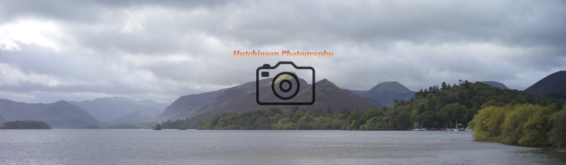 "Dewent Water and Cat Bells Lake District" stock image