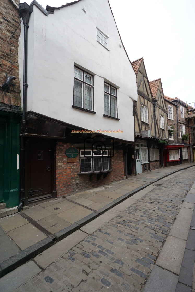 "Shambles buildings, York" stock image