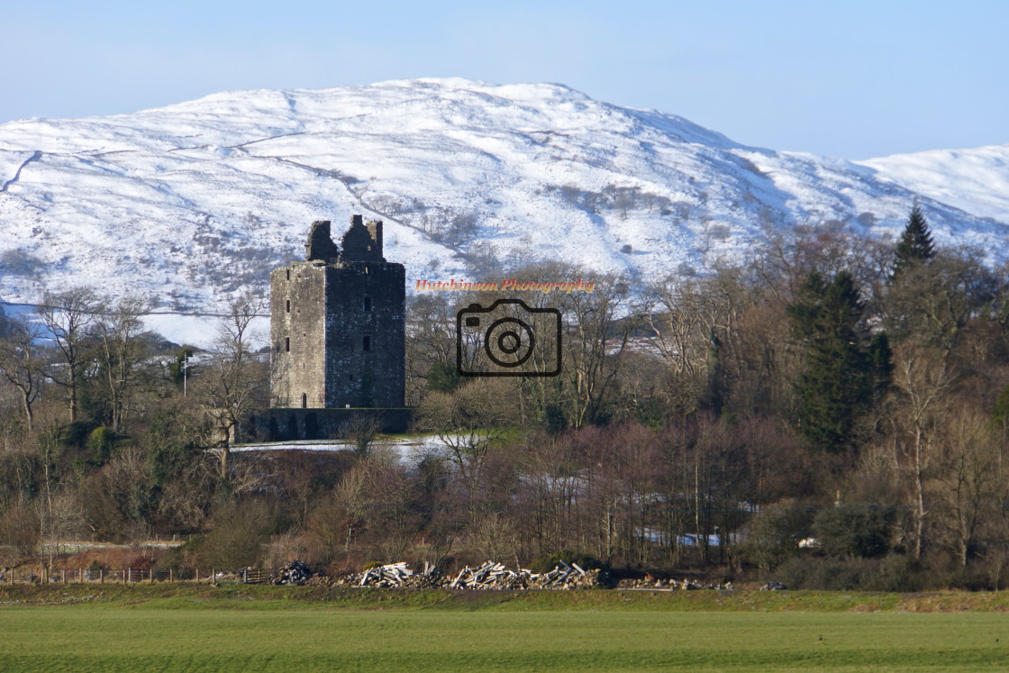 "Cairnharrow & Cardoness castle" stock image