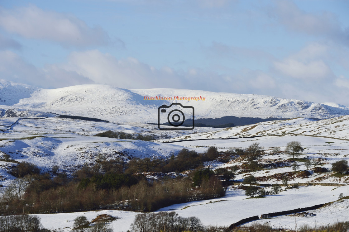 "Cainsmoor in snow" stock image