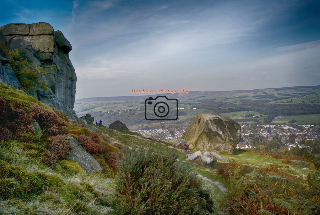 "Calf and Cow rocks" stock image