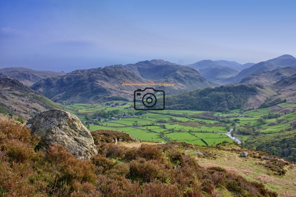 "Borrowdale Fells" stock image