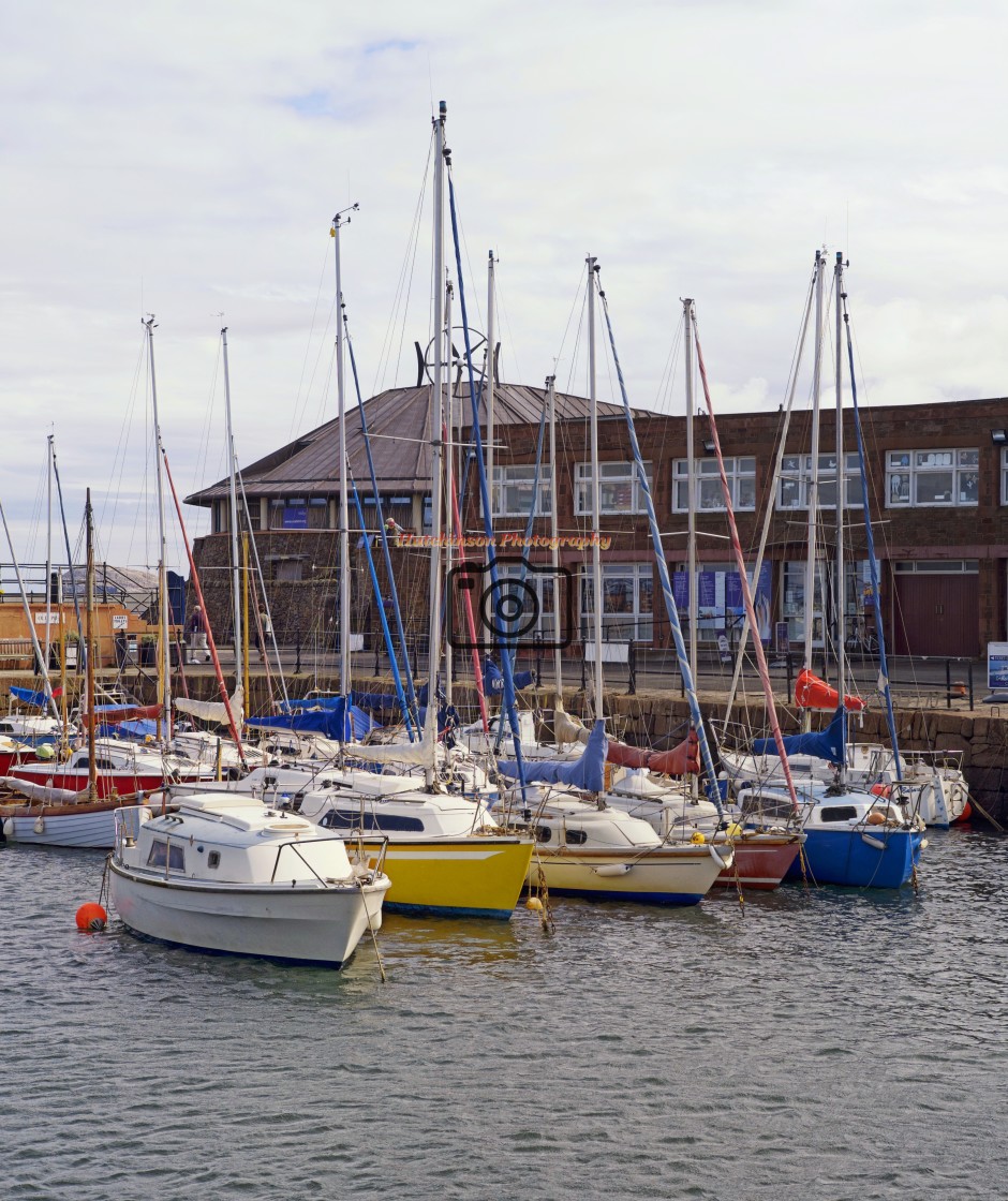 "North Berwick Harbour East Lothian, Scotland." stock image