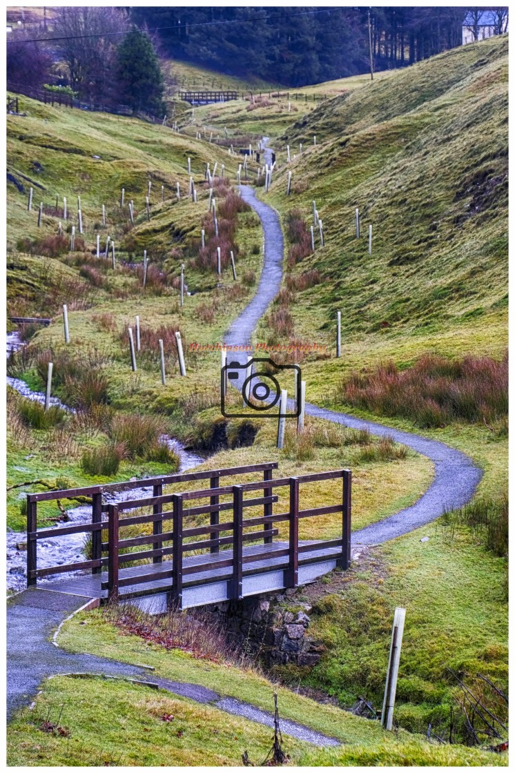 "Footbridge" stock image