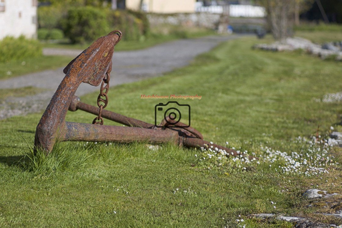 "Rusty Anchor" stock image