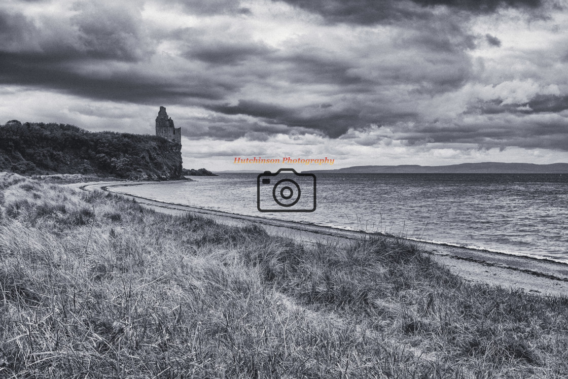 "Greenan Castle" stock image