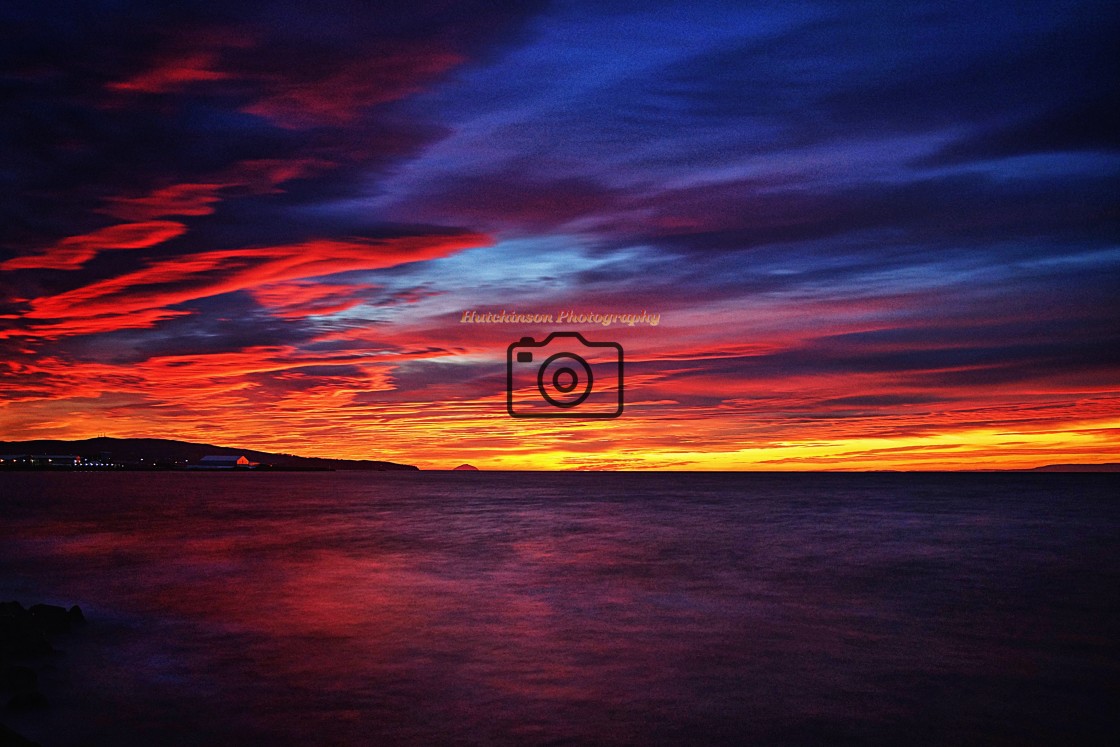 "Ayr Sunset" stock image