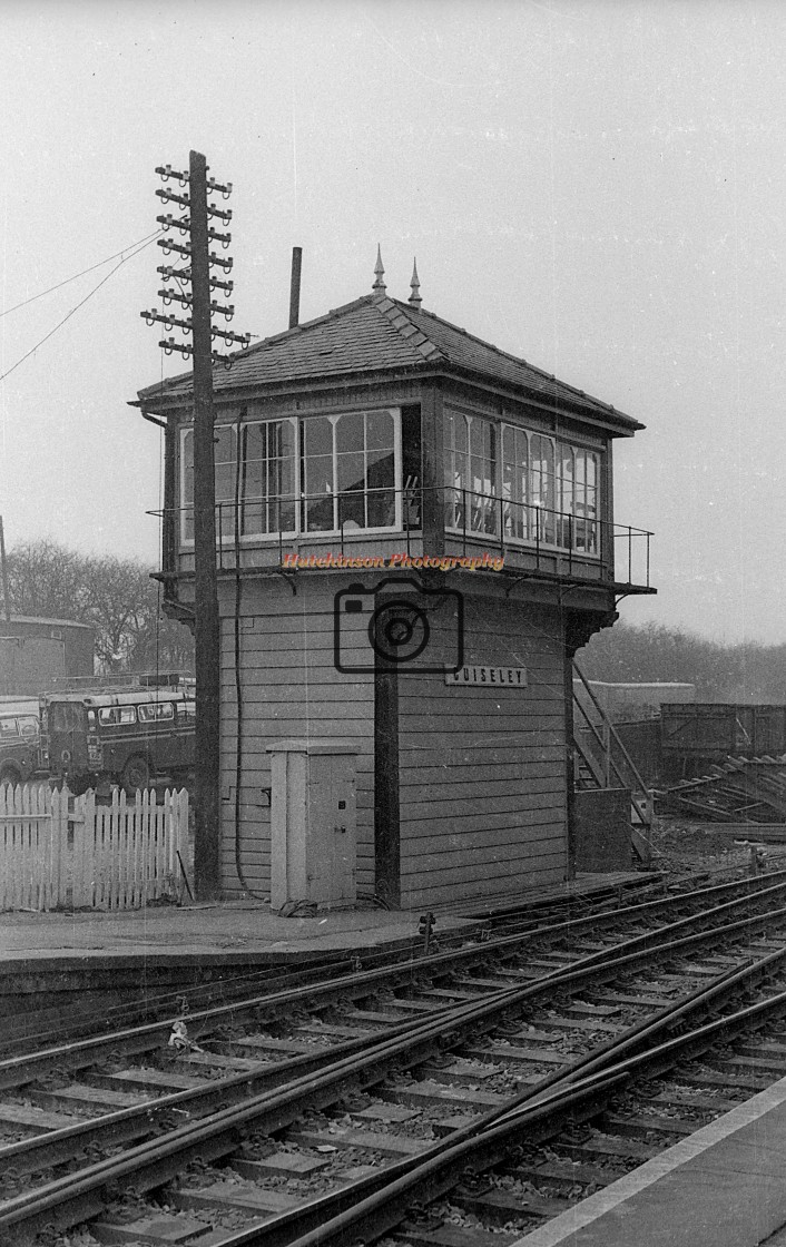 "Guiseley Station Signalbox" stock image