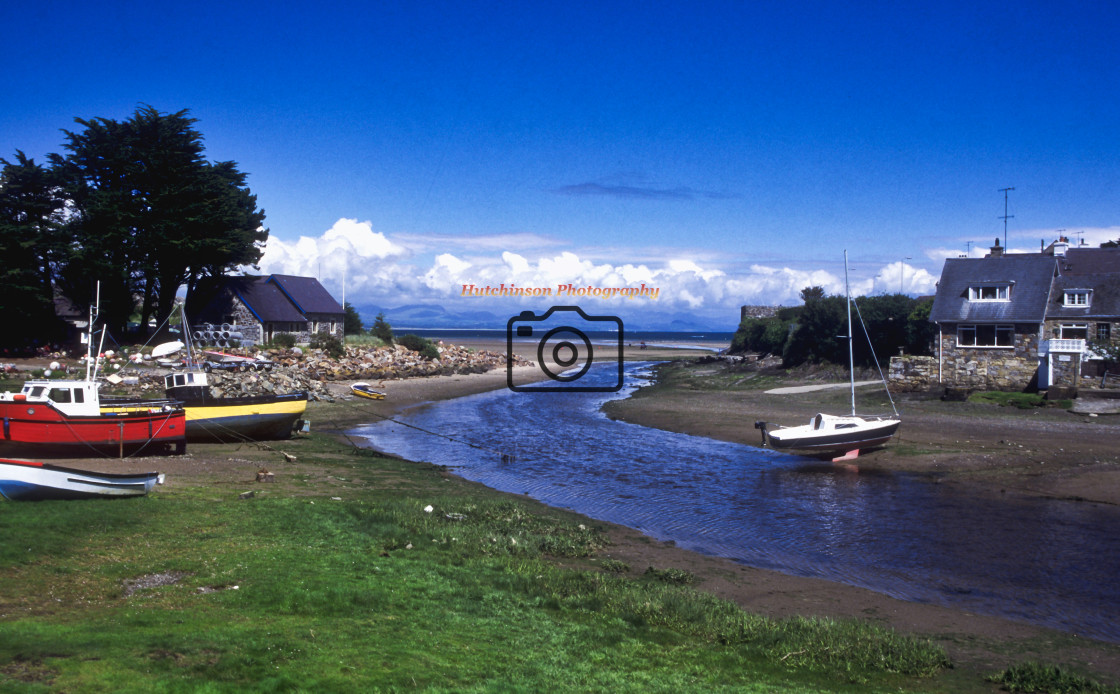 "Abersoch in North Wales" stock image