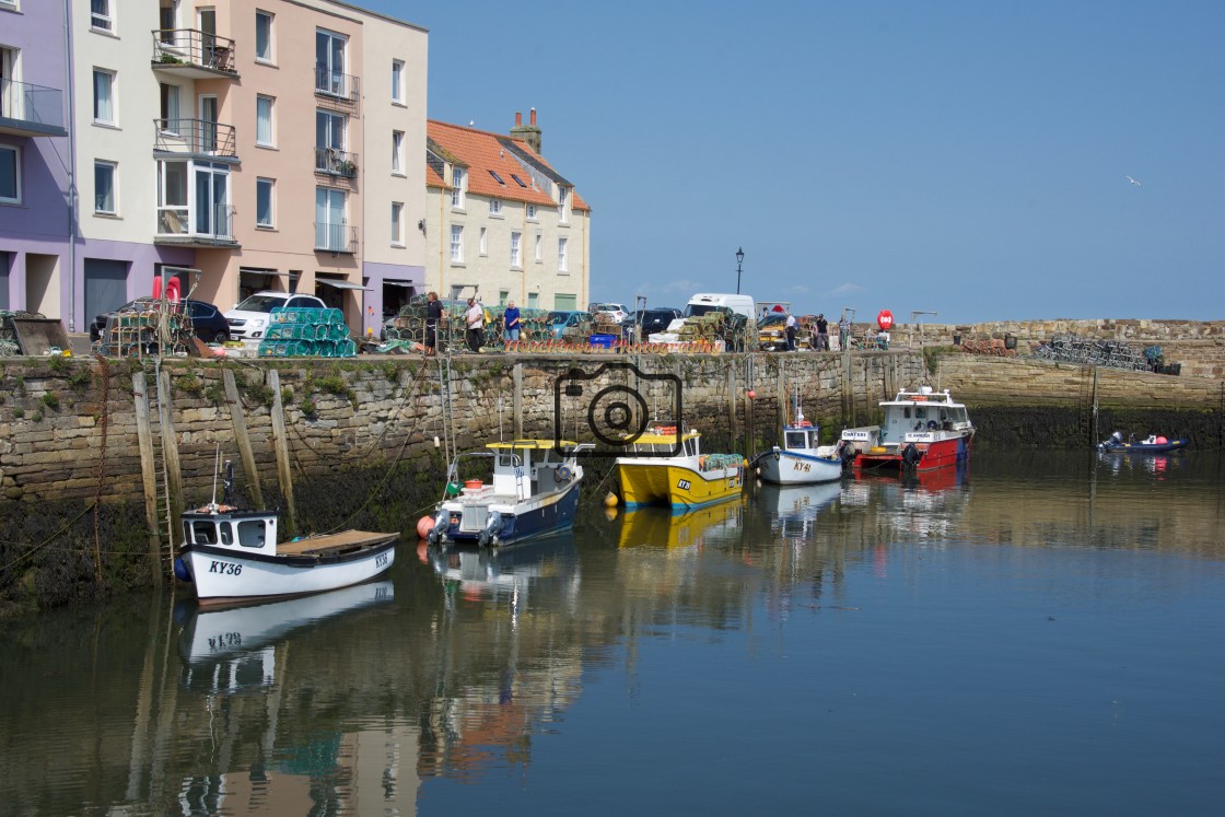 "Harbour Scene" stock image