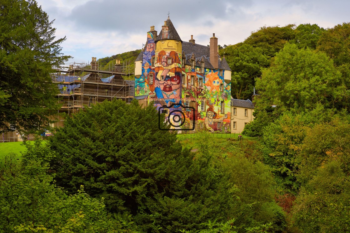 "Kelburn Castle" stock image