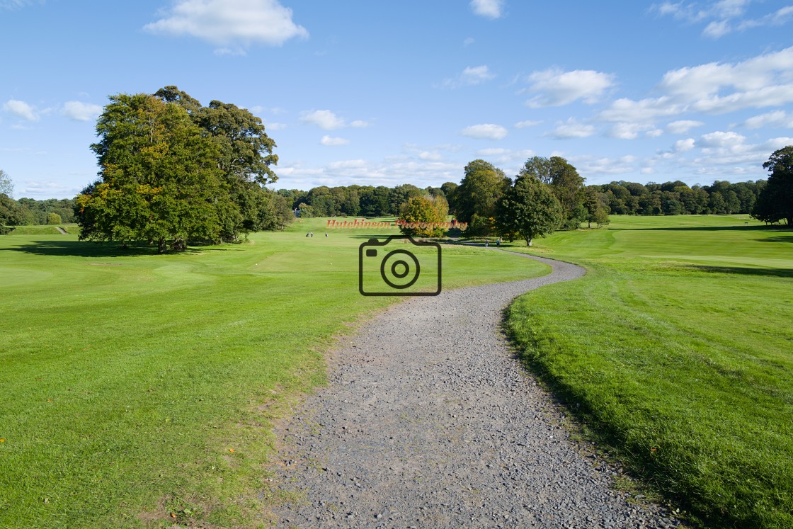 "Golf Course Ayr" stock image