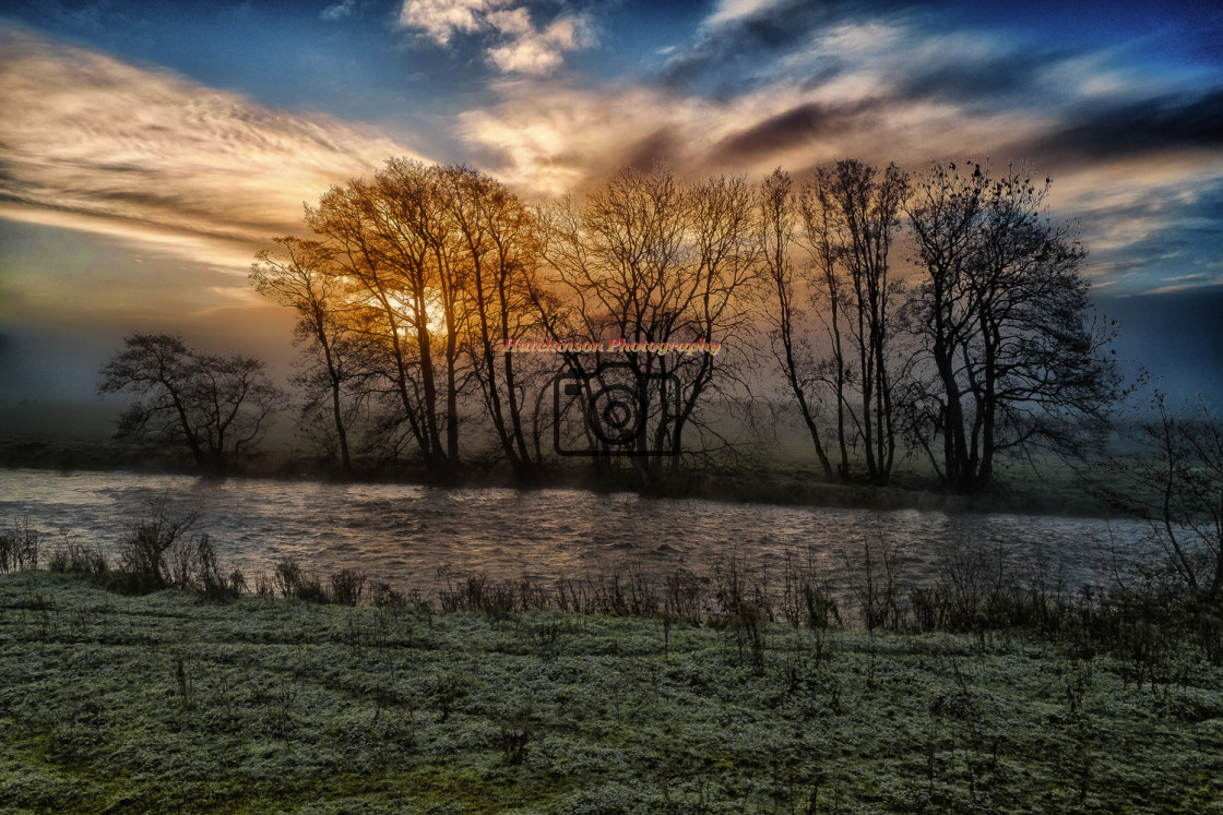 "Ayrshire sunrise" stock image