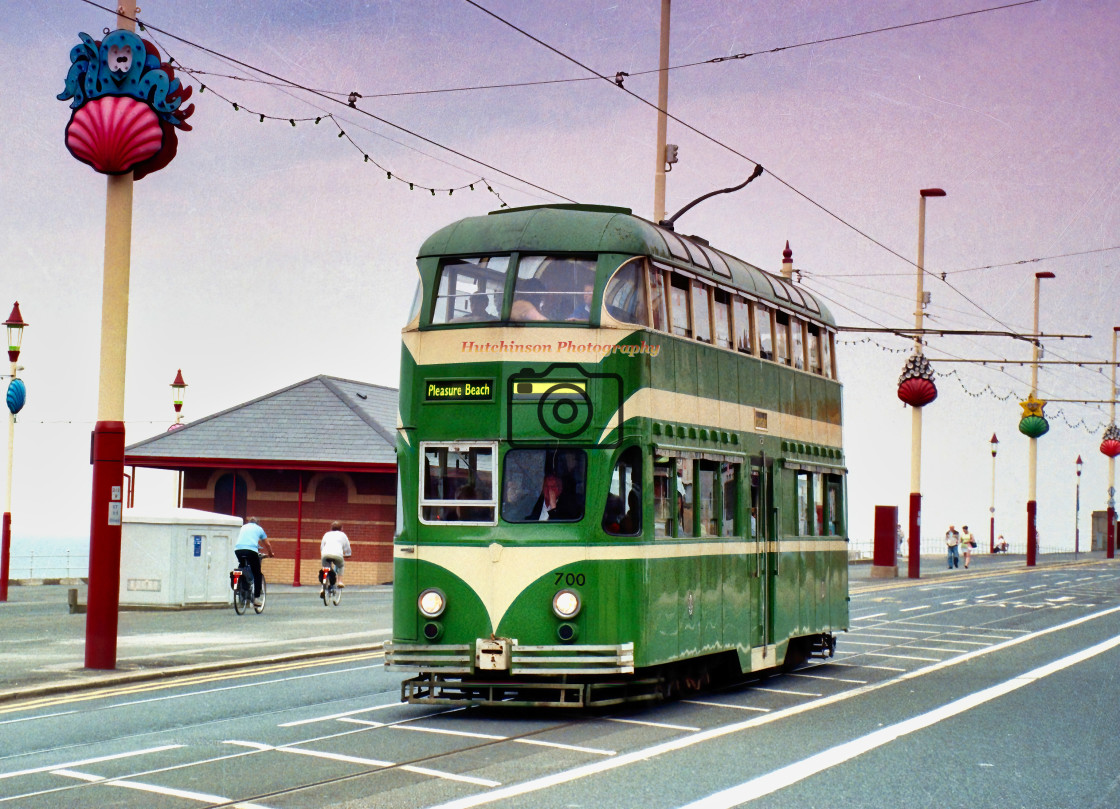 "Classic Blackpool Tram 700" stock image