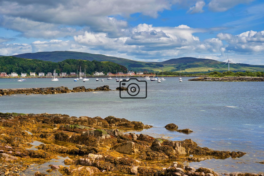 "Great Cumbrae Island in summer" stock image