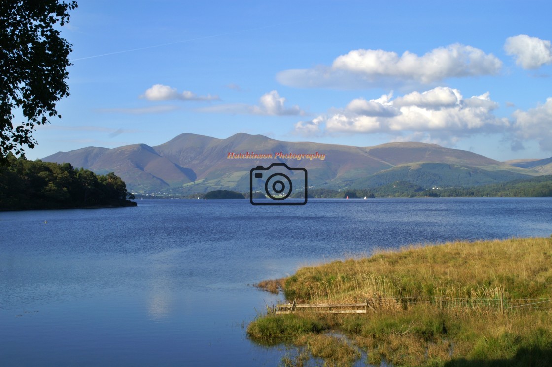 "Lake District View from Derwent Water" stock image