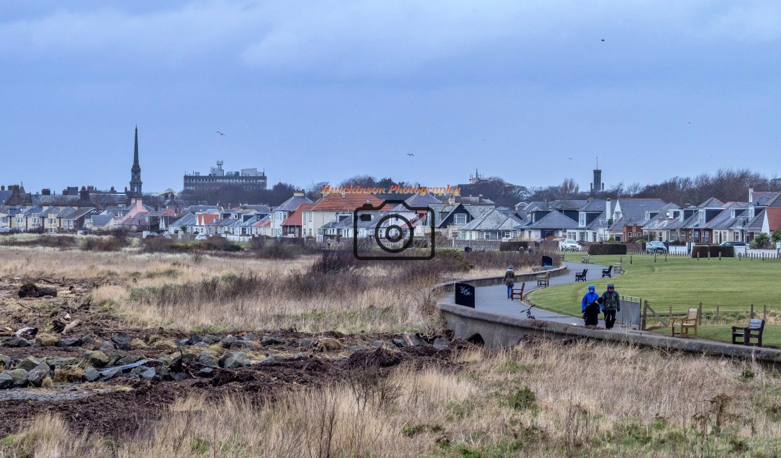 "Doonfoot in winter" stock image