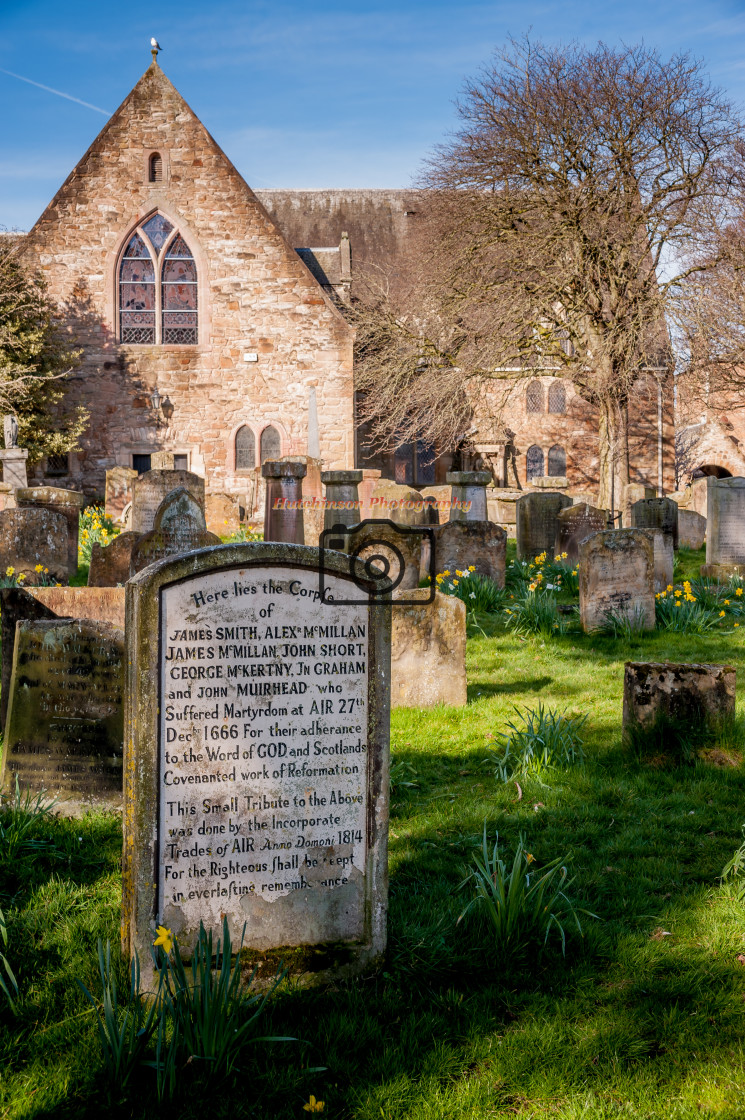 "Auld Kirk Ayr" stock image