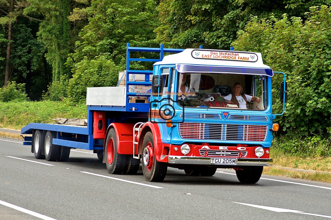 "1960's AEC Mandator Tractor Unit" stock image