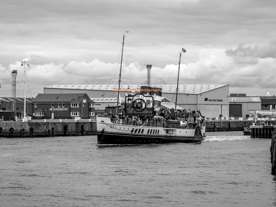 "Leaving Ayr" stock image