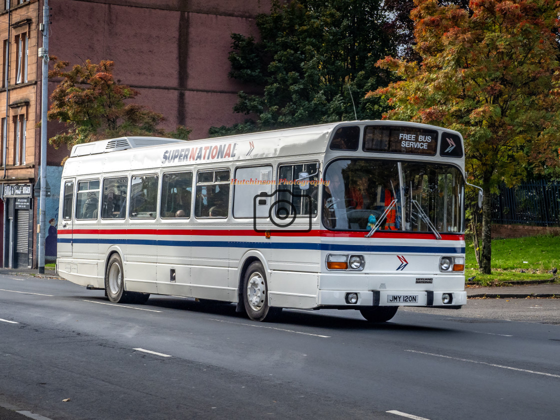 "Leyland Super National bus" stock image