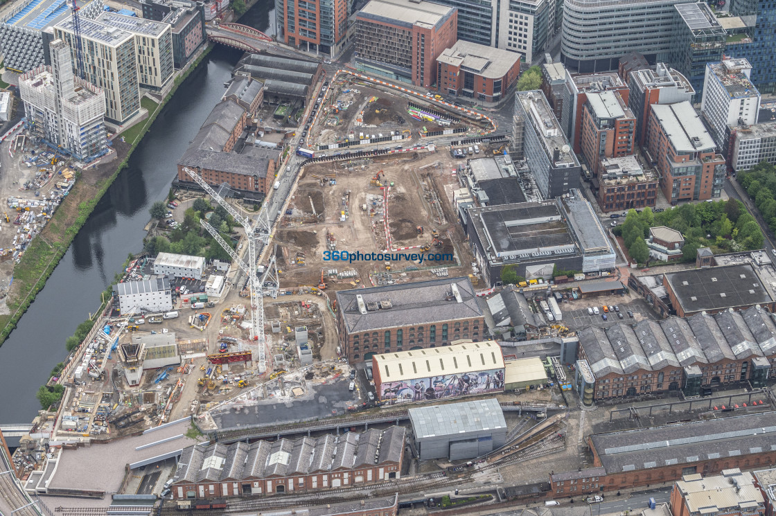 "Aerial Photographer Manchester" stock image