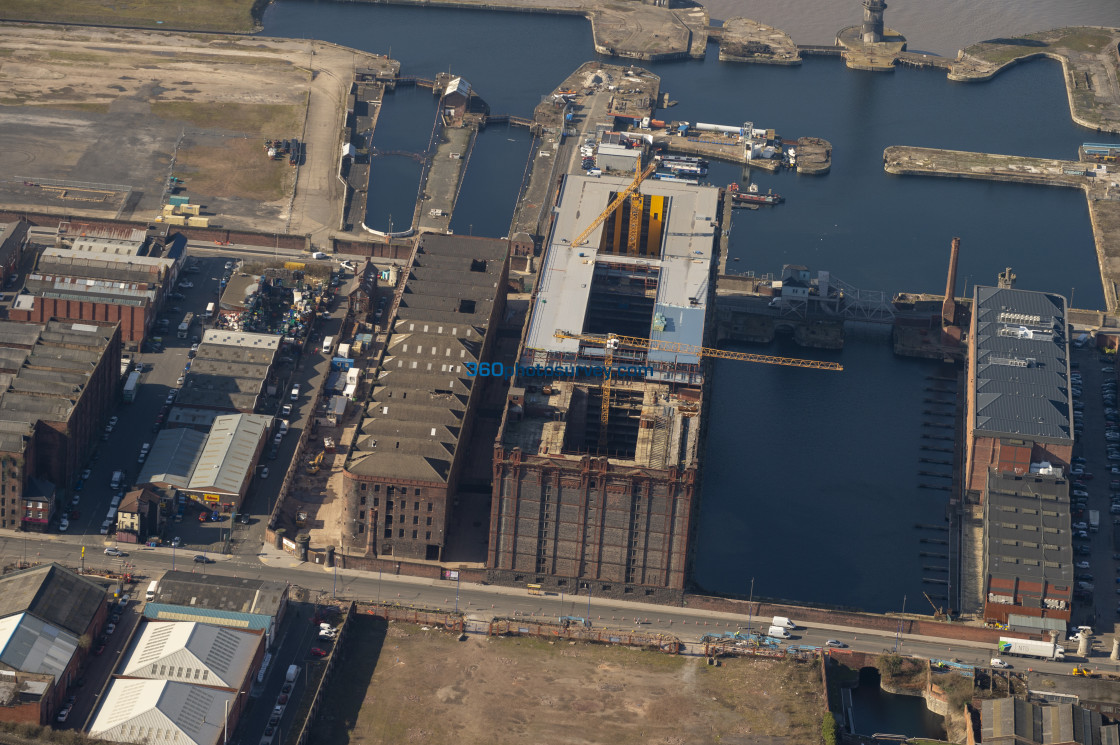 "Aerial photographer Merseyside" stock image