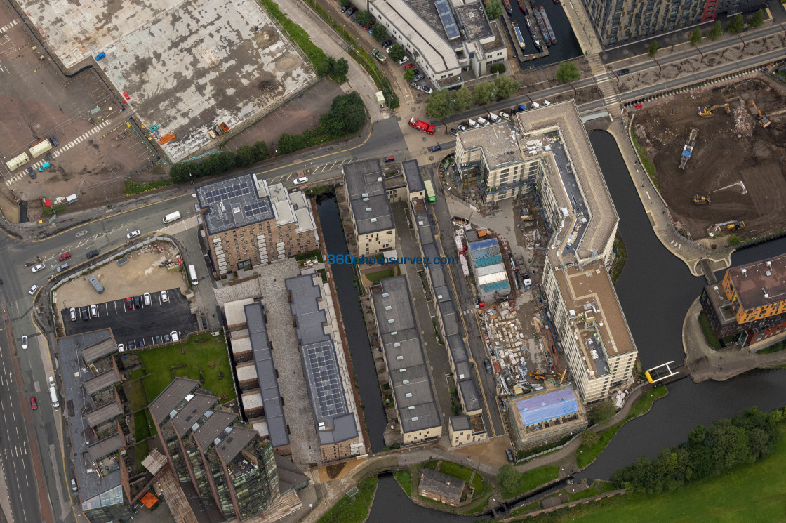 "Manchester aerial photo" stock image