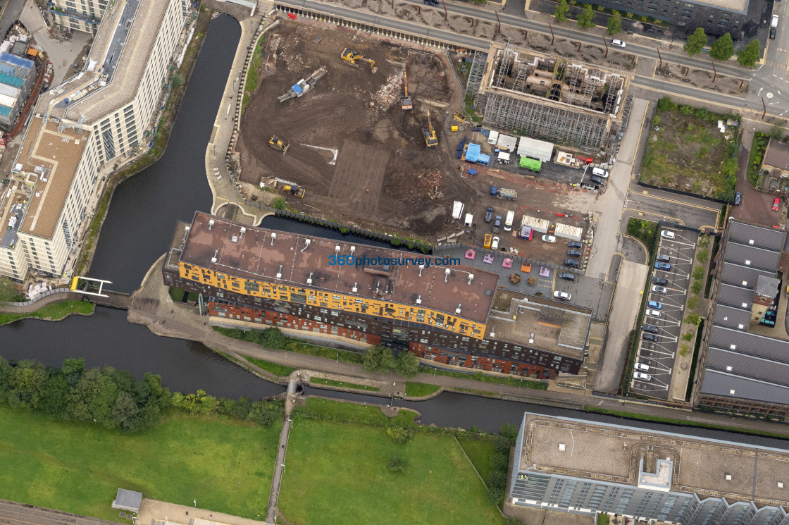 "Manchester aerial photo" stock image