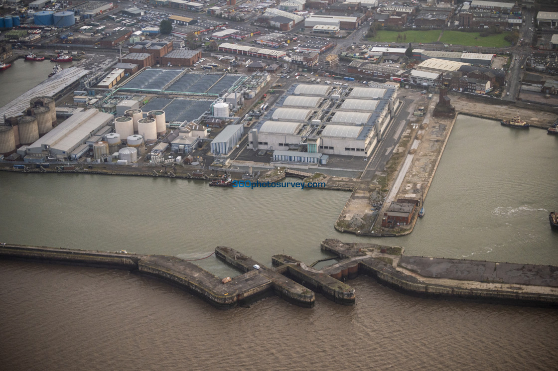 "Liverpool aerial photo" stock image