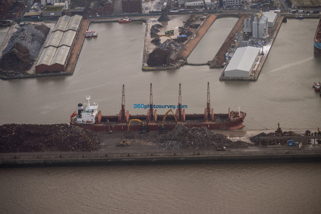 "Liverpool aerial photo" stock image